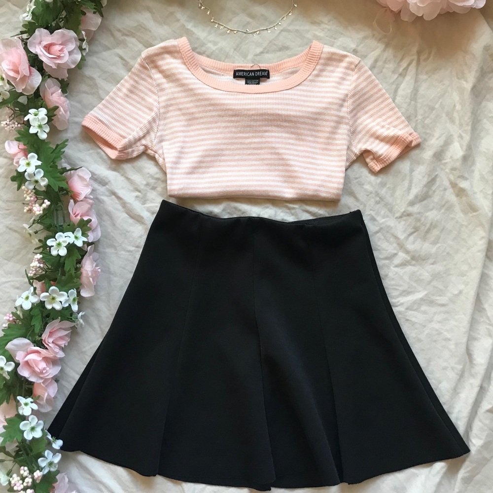 SOLD | blush pink striped top